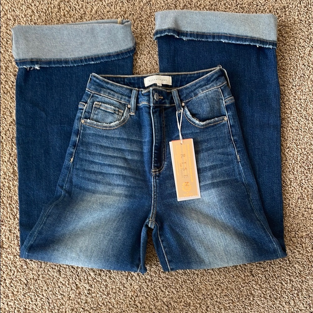 Rise M Blue Denim Jeans